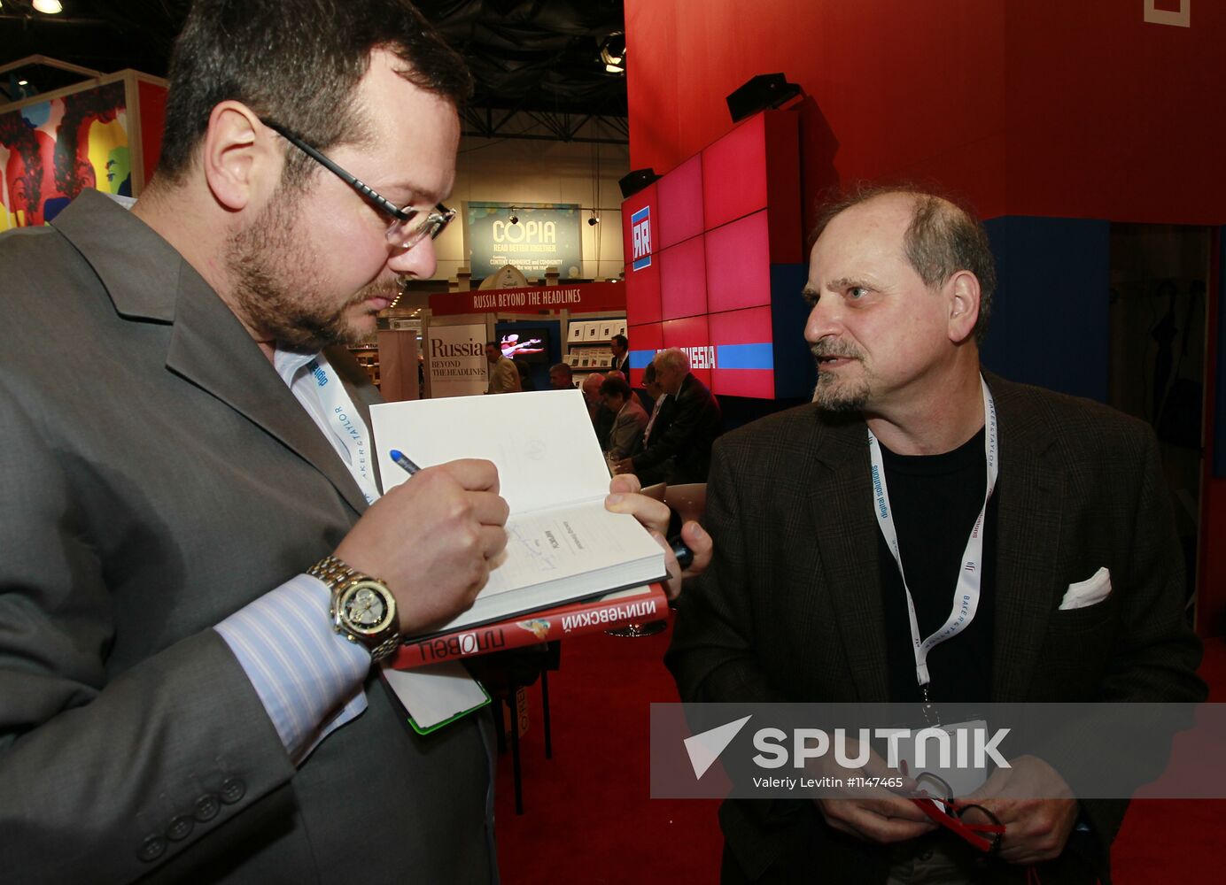 Russian stands at BookExpo America book fair