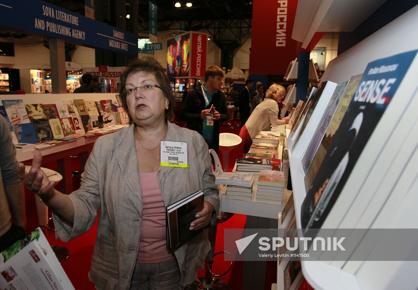 Russian stands at BookExpo America book fair