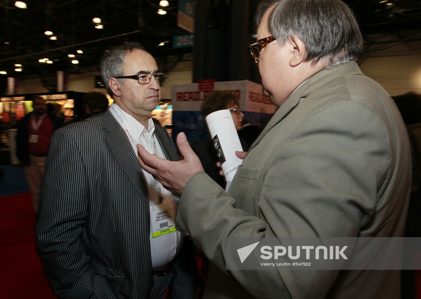 Russian stands at BookExpo America book fair