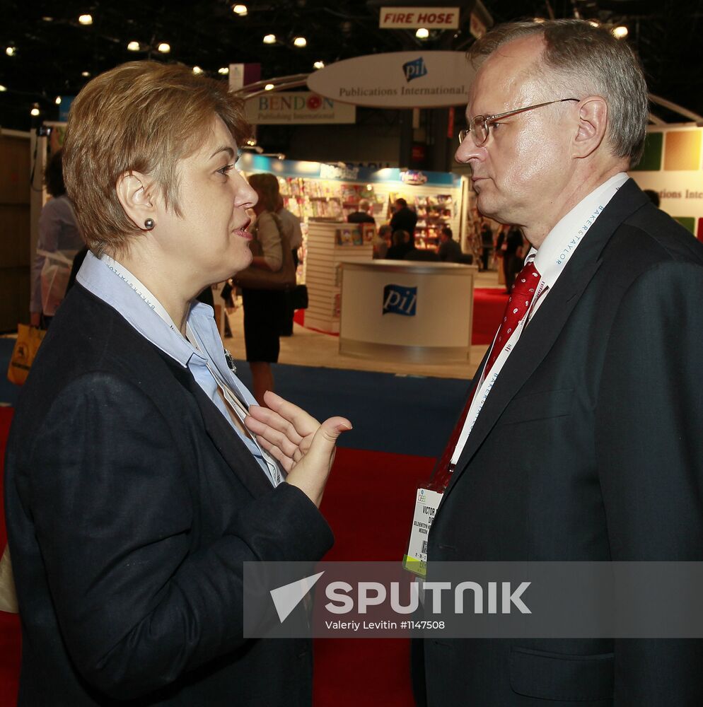 Russian stands at BookExpo America book fair