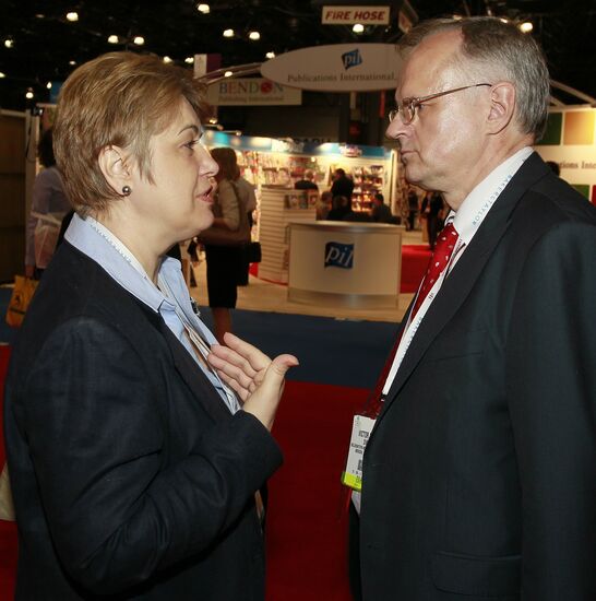 Russian stands at BookExpo America book fair