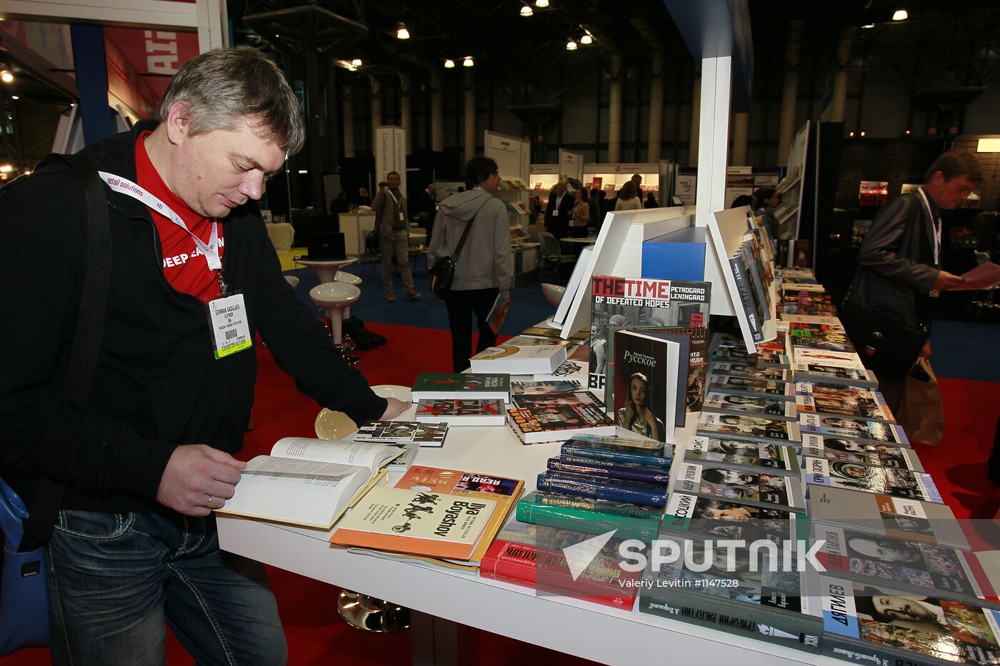 Russian stands at BookExpo America book fair