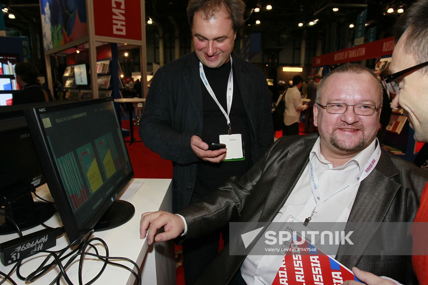 Russian stands at BookExpo America book fair