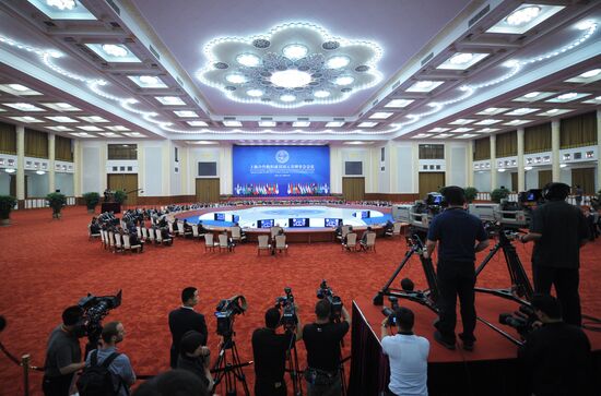 SCO summit in Beijing. Day Two