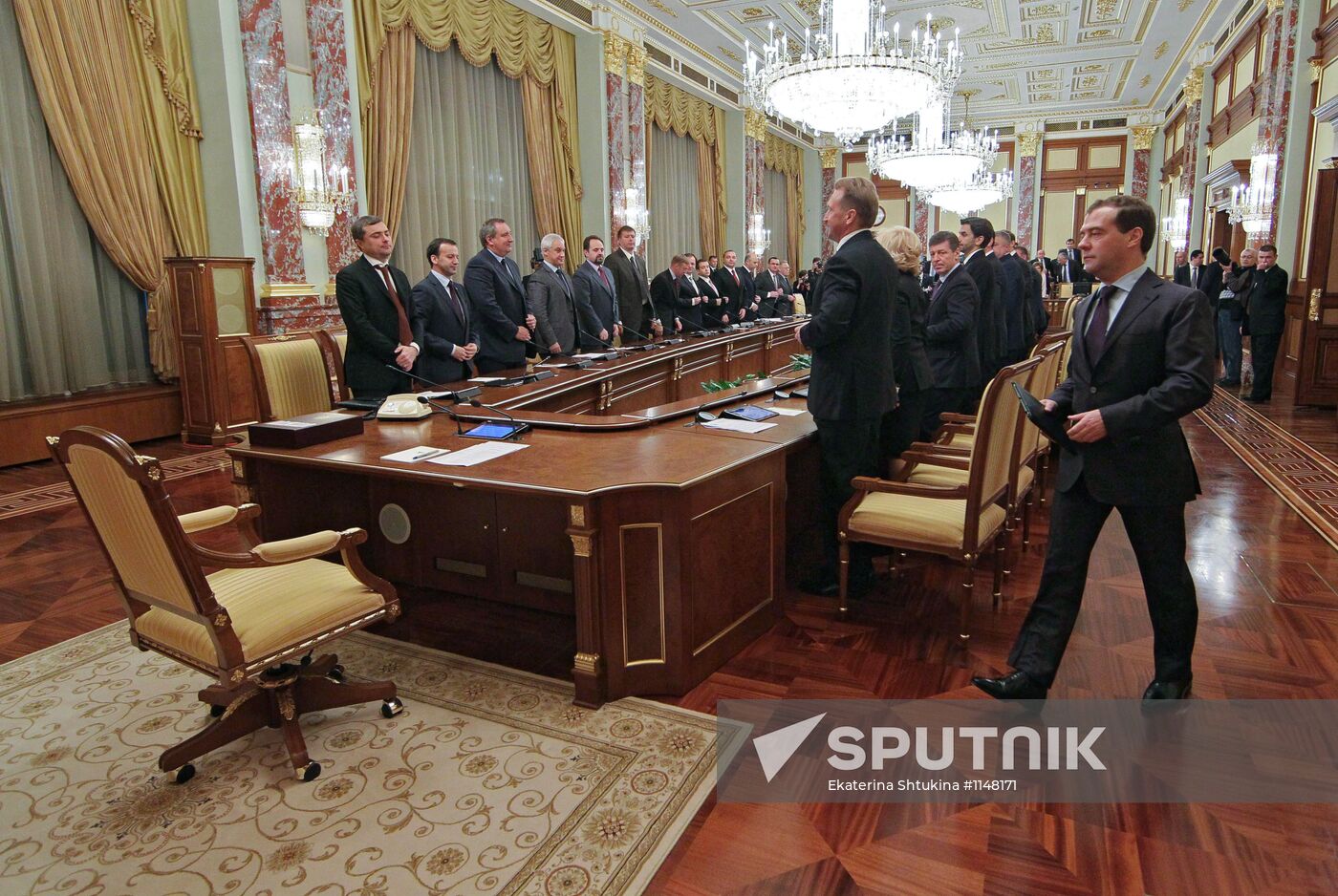 Russian Government meeting, 7 June 2012