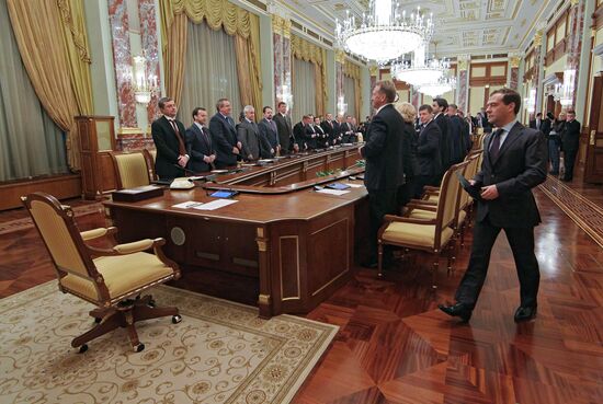 Russian Government meeting, 7 June 2012