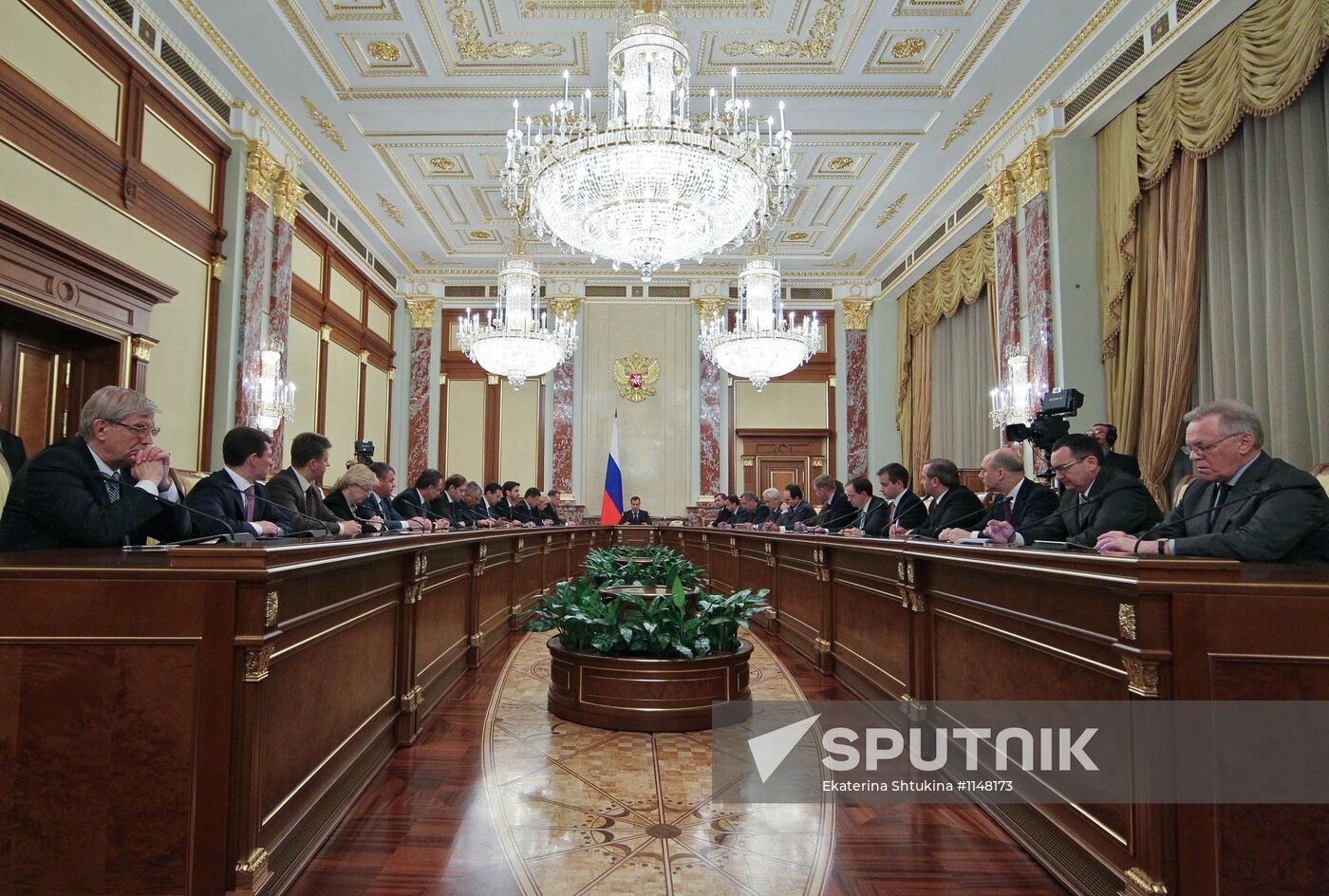 Russian Government meeting, 7 June 2012