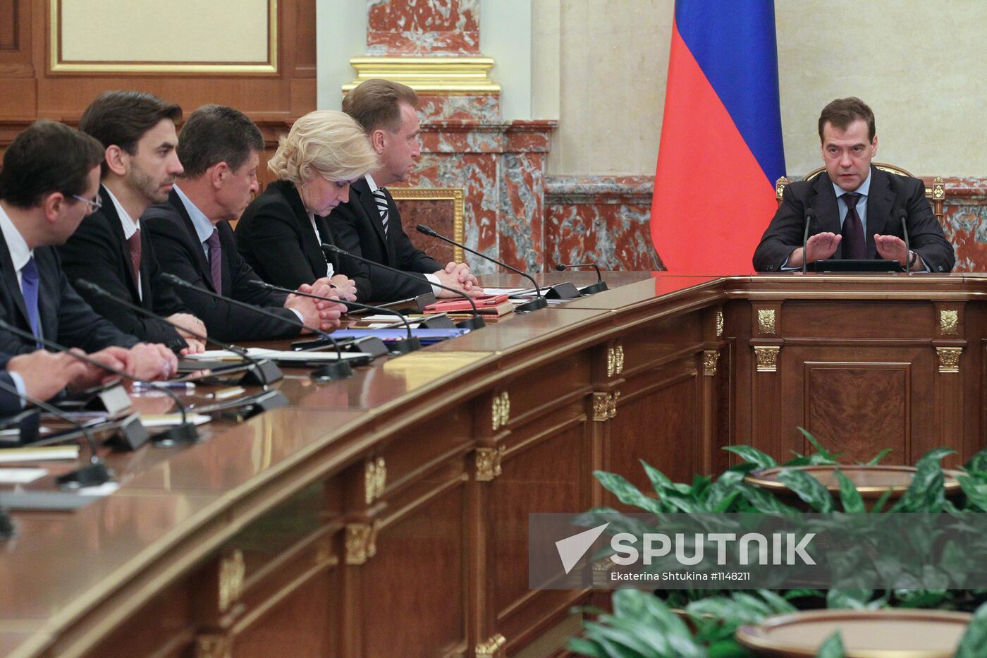 Russian Government meeting, 7 June 2012