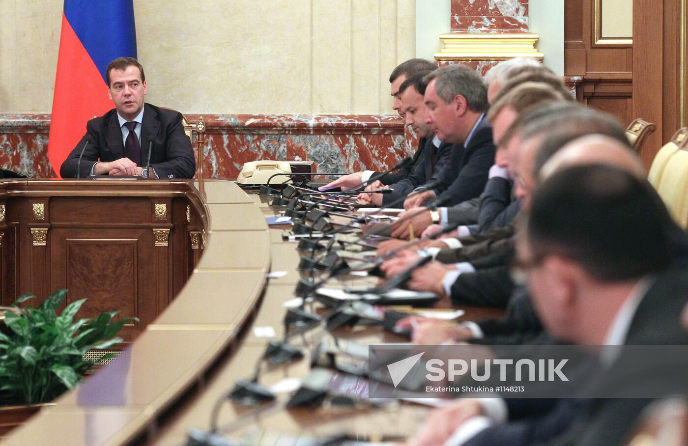 Russian Government meeting, 7 June 2012