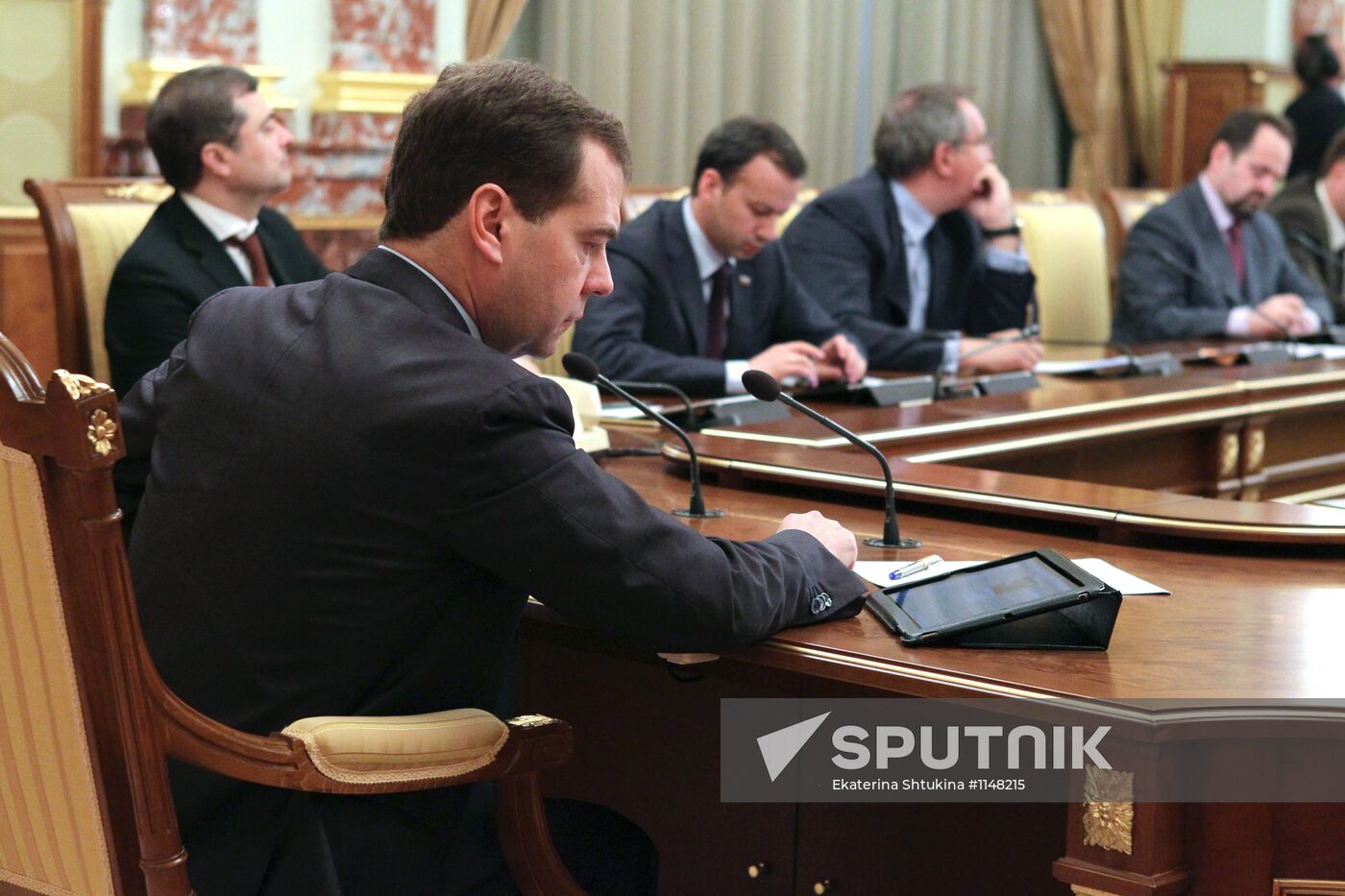 Russian Government meeting, 7 June 2012