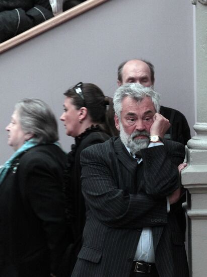 Farewell to singer Edward Gil in St. Petersburg