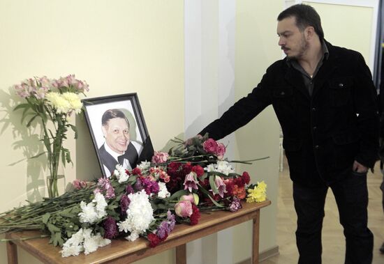 Funeral for singer Edward Gil in St. Petersburg