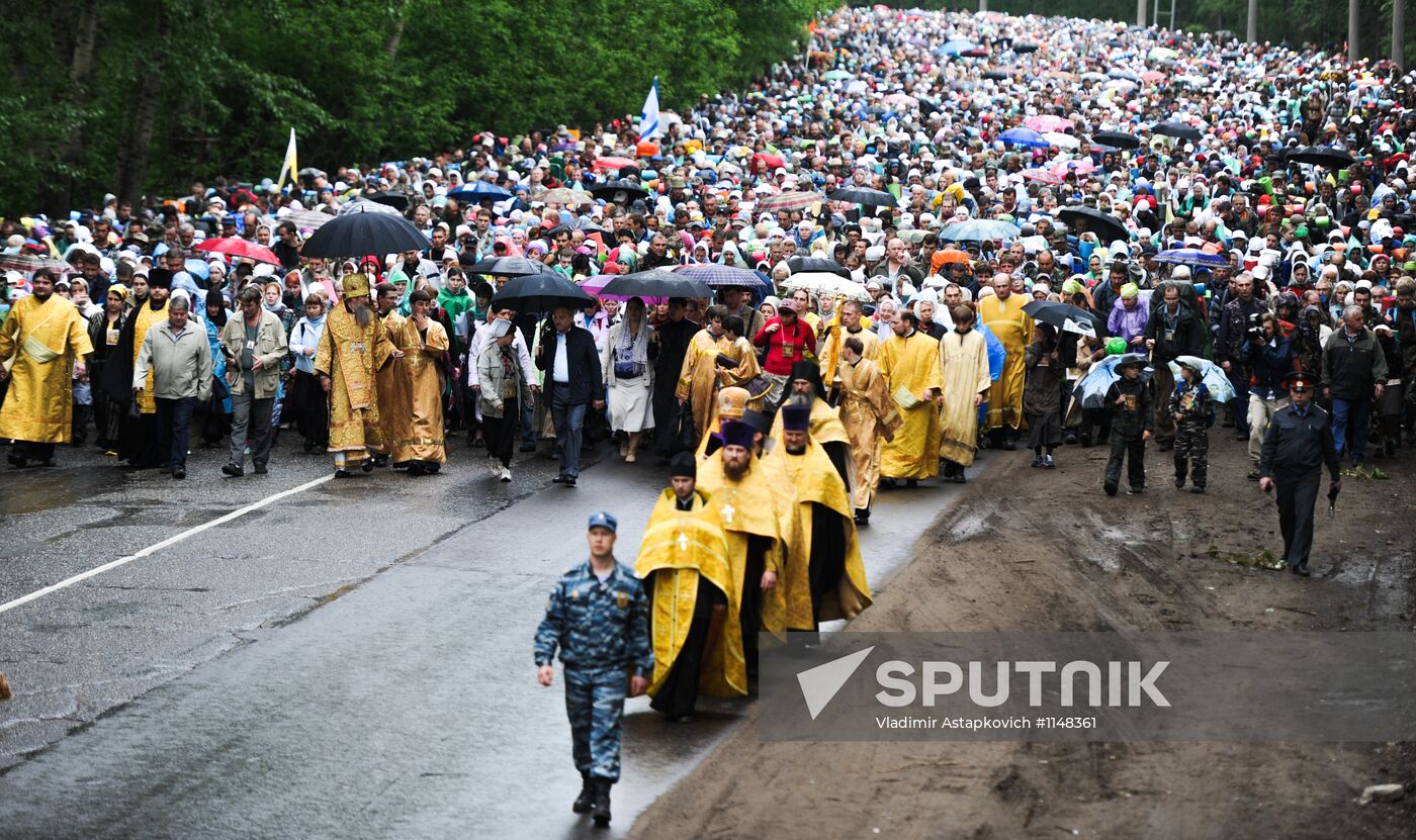 Velikoretsky sacred procession in Kirov Region