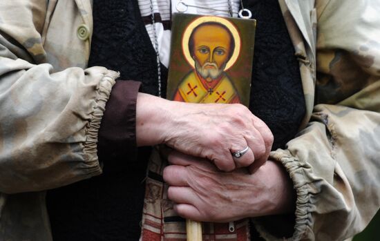 Velikoretsky sacred procession in Kirov Region