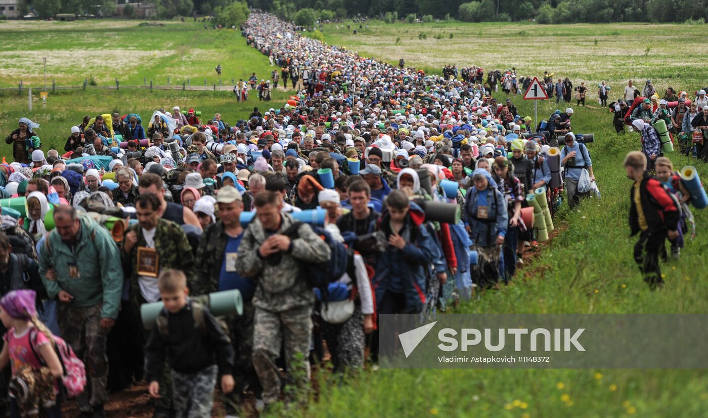 Velikoretsky sacred procession in Kirov Region