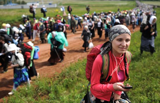 Velikoretsky sacred procession in Kirov Region