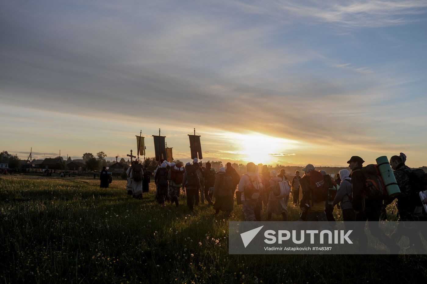 Velikoretsky sacred procession in Kirov Region