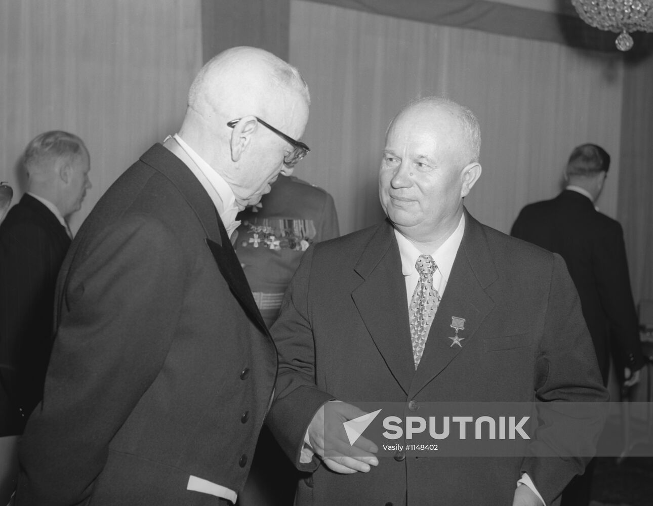 Juho Kusti Paasikivi and Nikita Khruschev