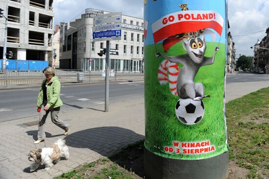 Wroclaw before the start of EURO 2012