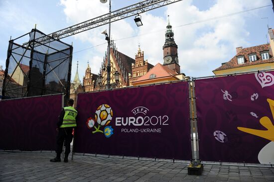 Wroclaw before the start of EURO 2012
