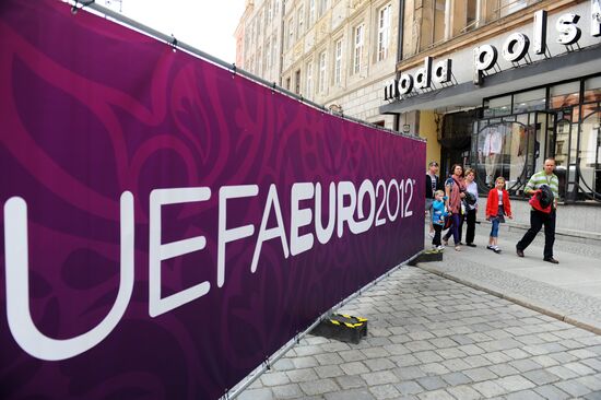 Wroclaw before the start of EURO 2012