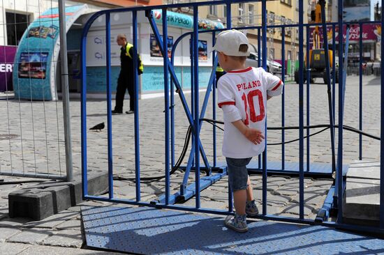 Wroclaw before the start of EURO 2012