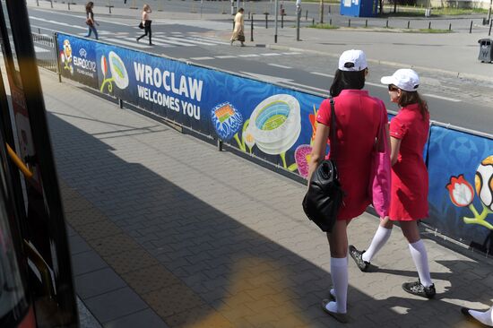 Wroclaw before the start of EURO 2012