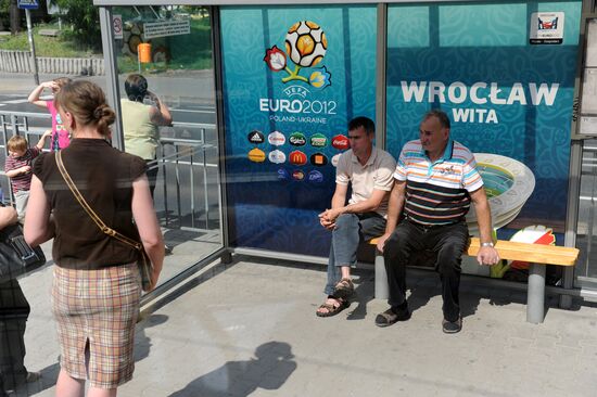 Wroclaw before the start of EURO 2012
