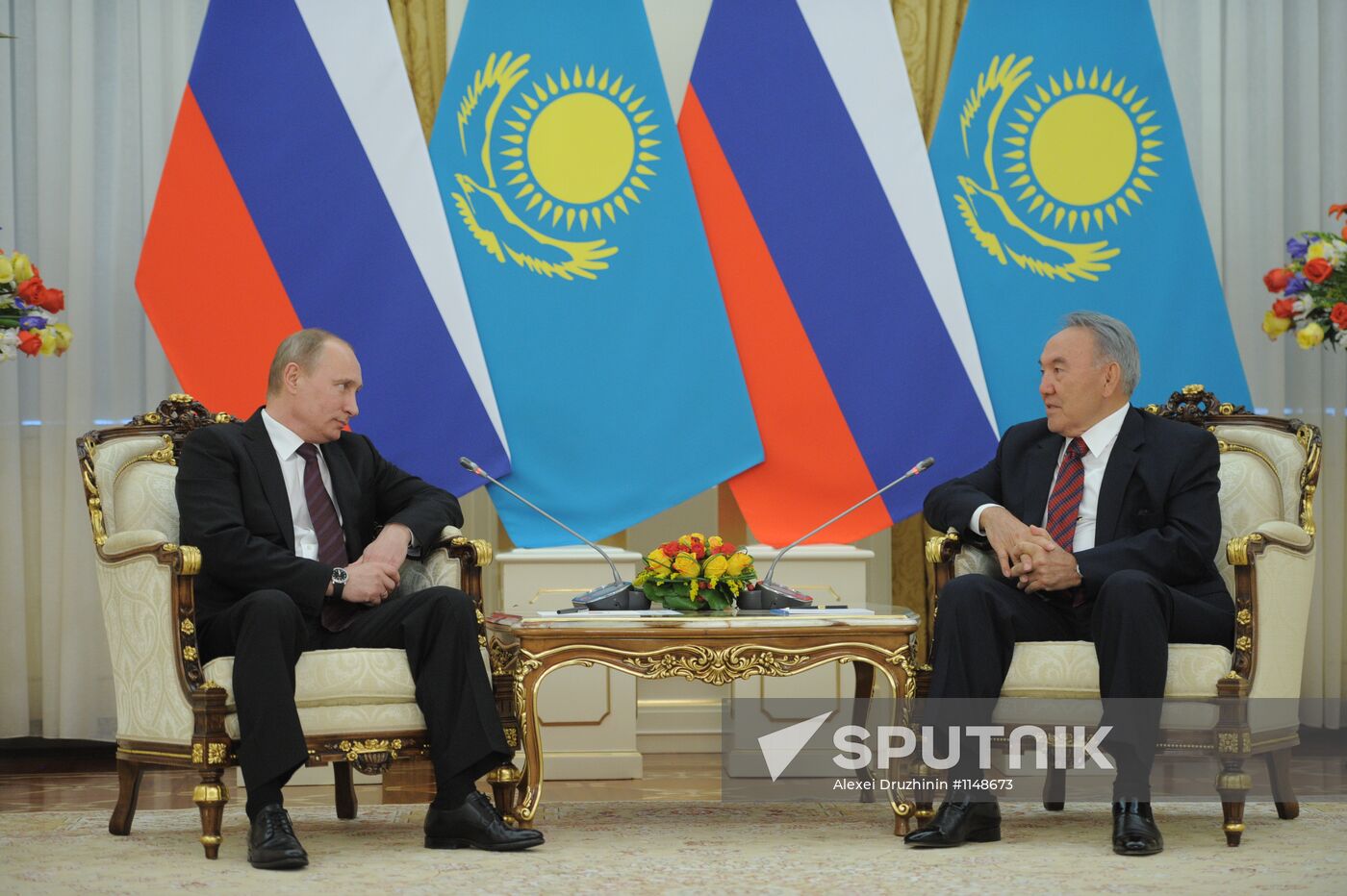Russian President Vladimir Putin visits Kazakhstan