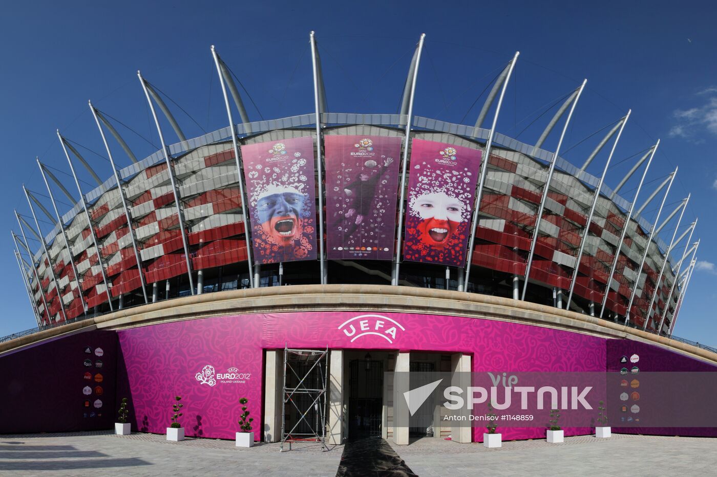 National stadium in Warsaw