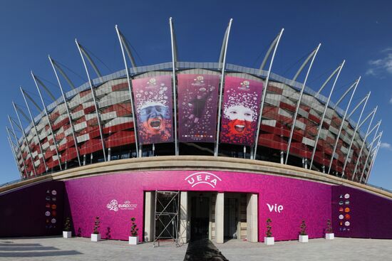 National stadium in Warsaw