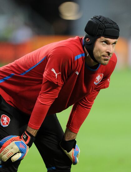 Football. Euro 2012. Czech national team holds training session