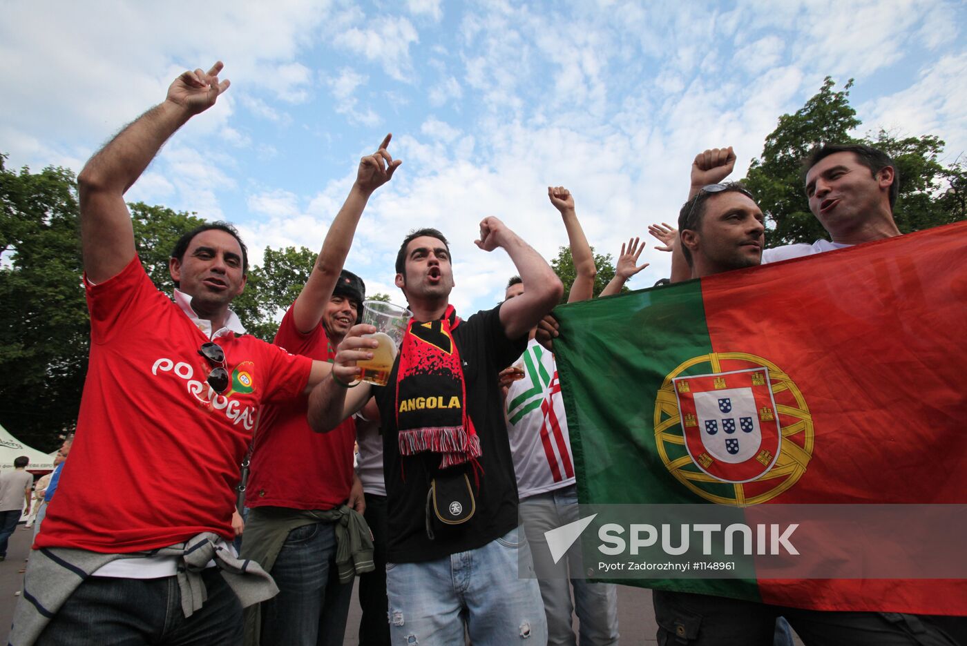 Official fan-zone of Euro 2012 opens in Lviv