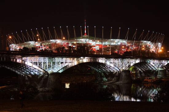 Warsaw, Wroclaw before the start of EURO 2012