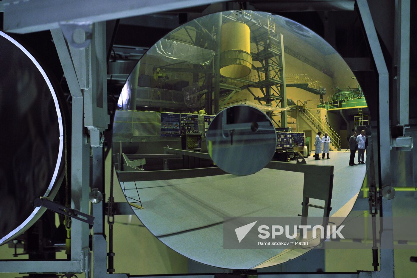 Polishing mirror of Large Altazimuth Telescope