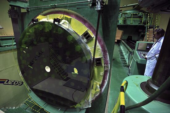 Polishing mirror of Large Altazimuth Telescope
