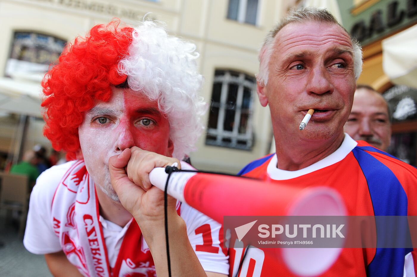 Football. Euro 2012. Russia vs. Czech Republic