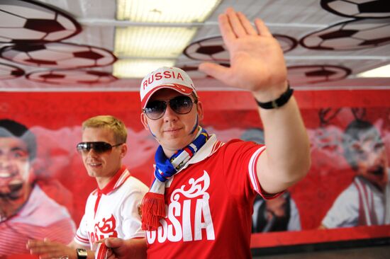 Football. Euro 2012. Russia vs. Czech Republic