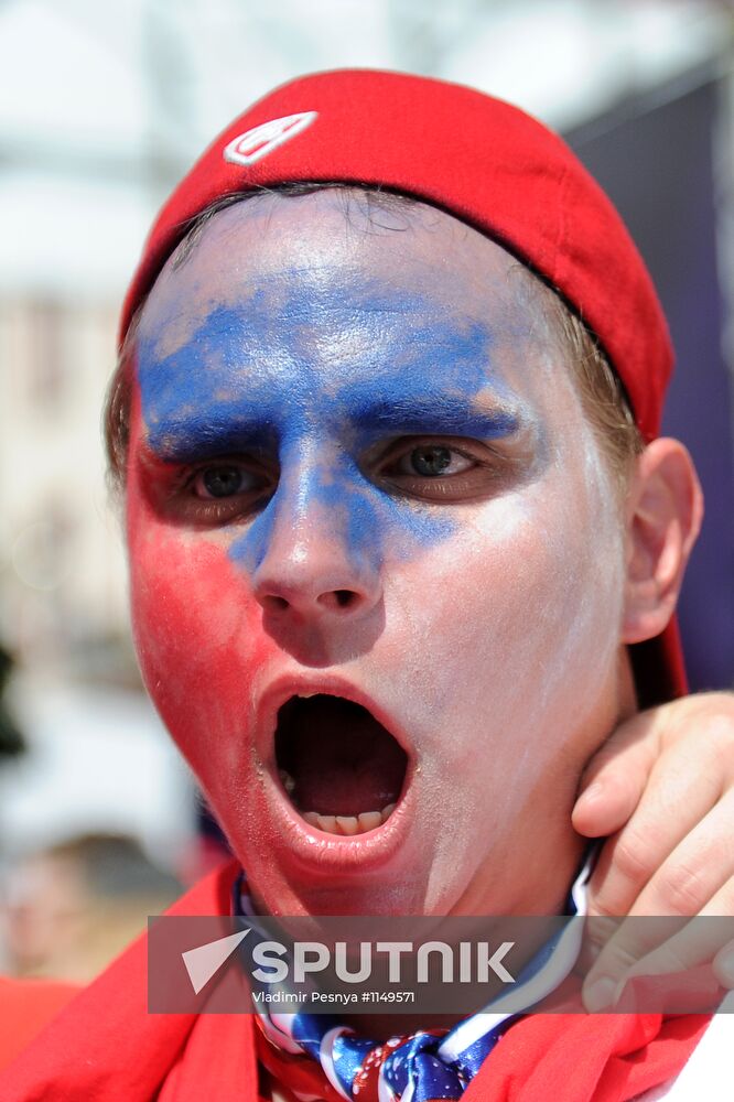 Football. Euro 2012. Russia vs. Czech Republic