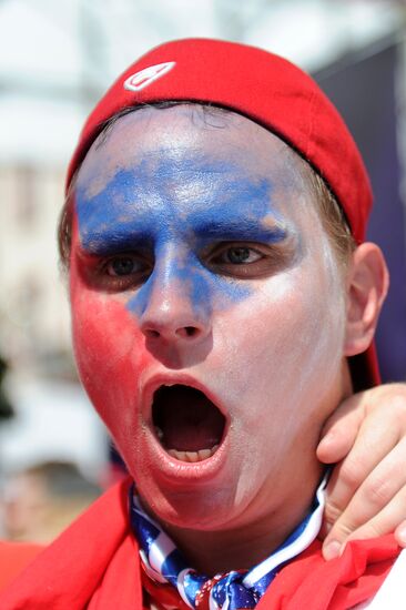 Football. Euro 2012. Russia vs. Czech Republic