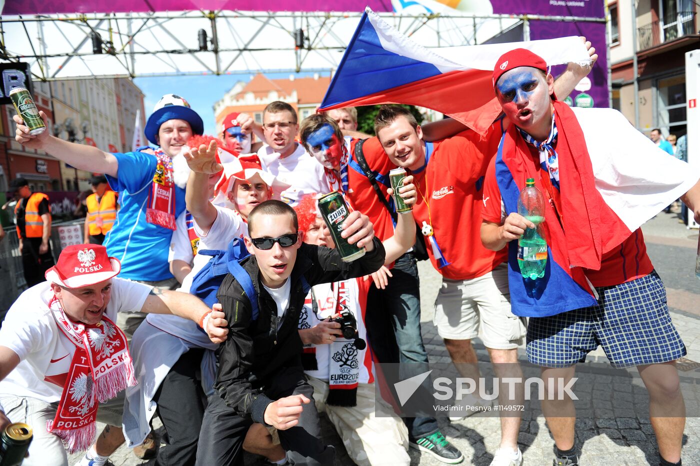 Football. Euro 2012. Russia vs. Czech Republic