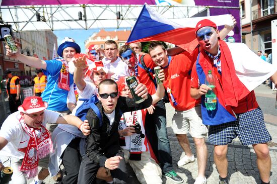 Football. Euro 2012. Russia vs. Czech Republic