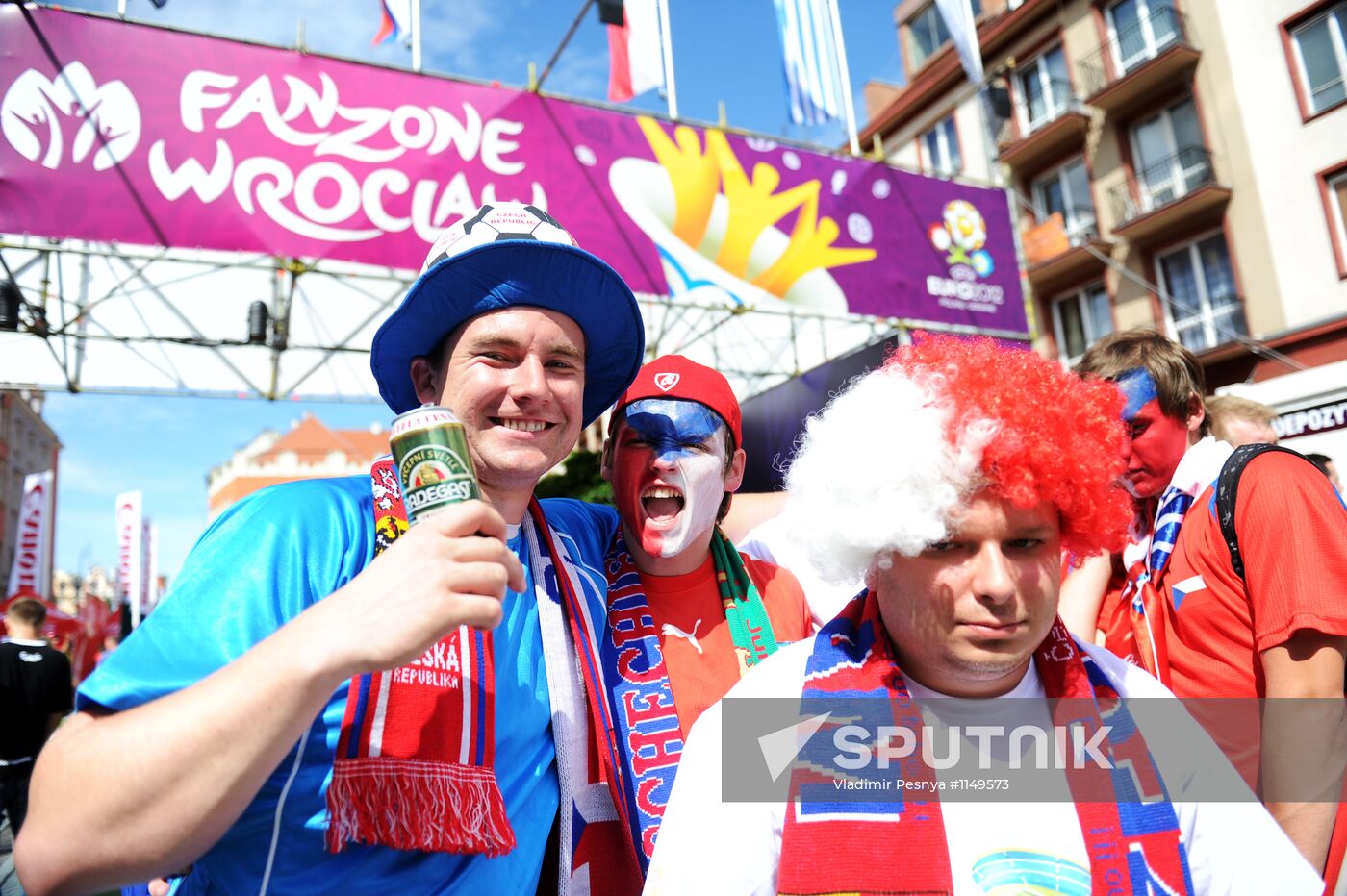 Football. Euro 2012. Russia vs. Czech Republic