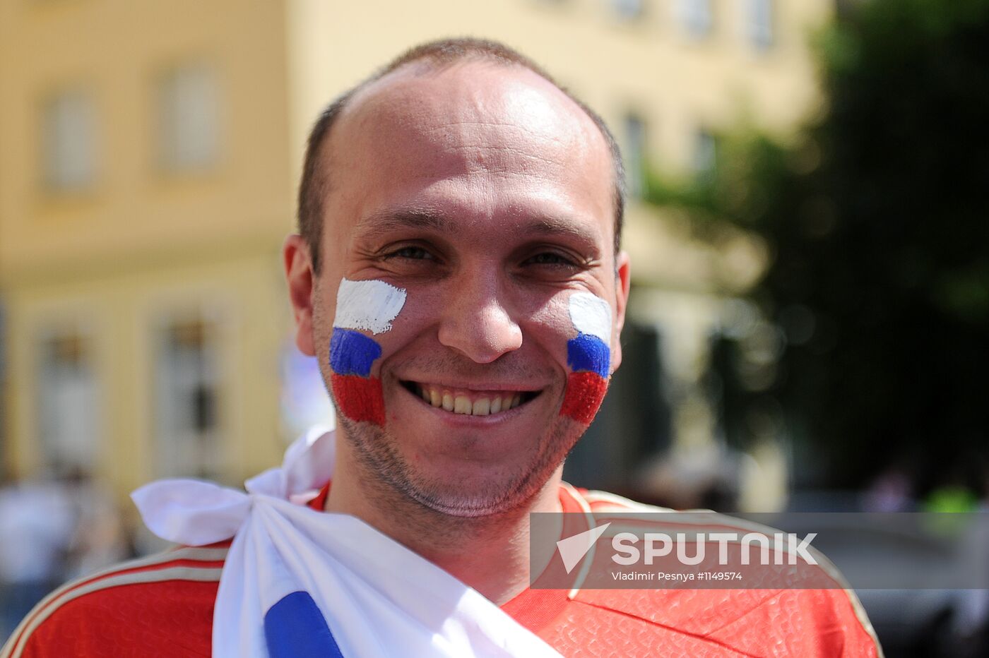 Football. Euro 2012. Russia vs. Czech Republic