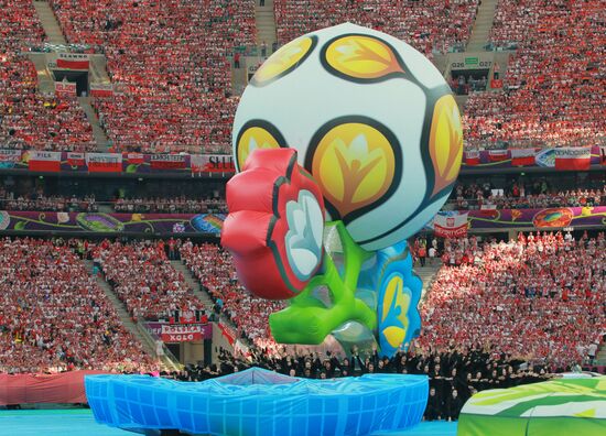 Football. Opening Ceremony of UEFA Euro 2012