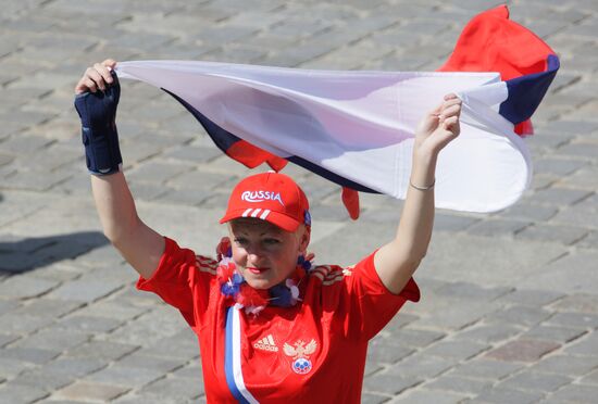 Football. Euro 2012. Russia vs. Czech Republic