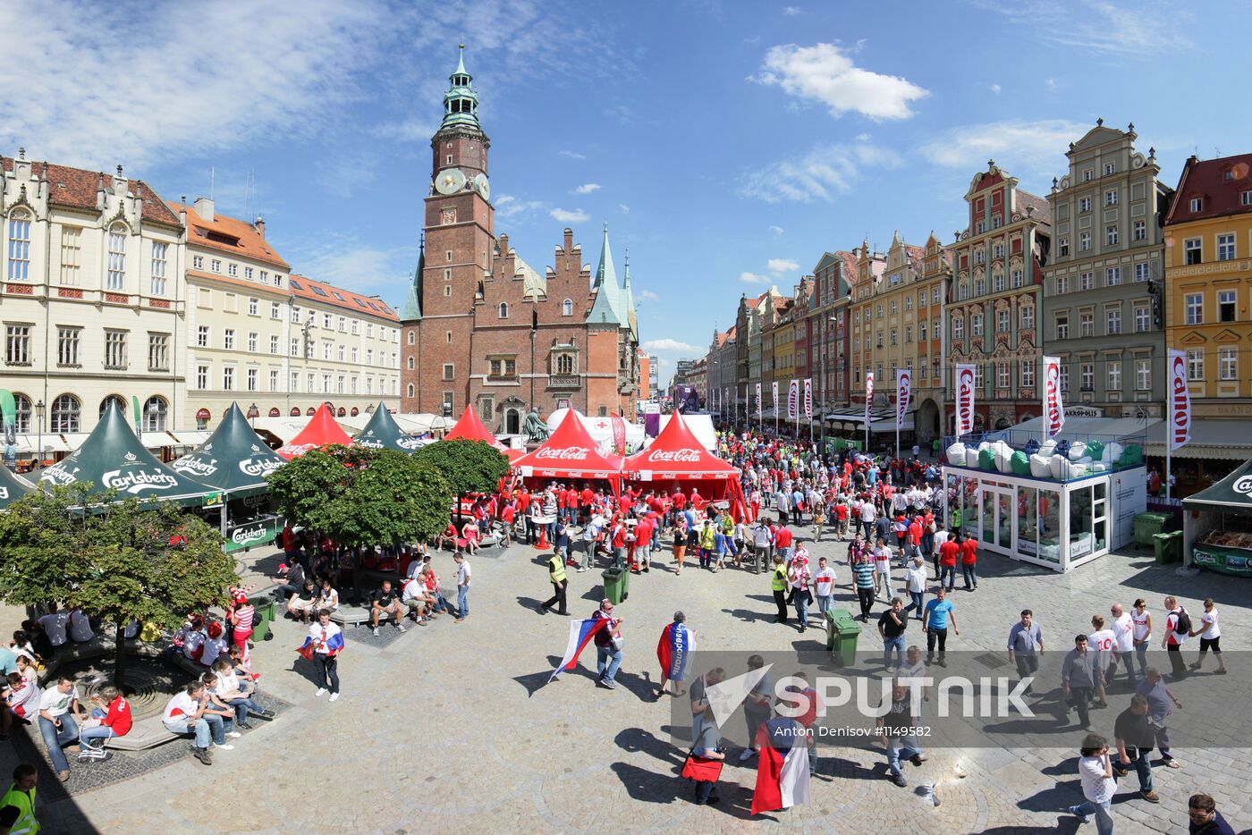 Football. Euro 2012. Russia vs. Czech Republic