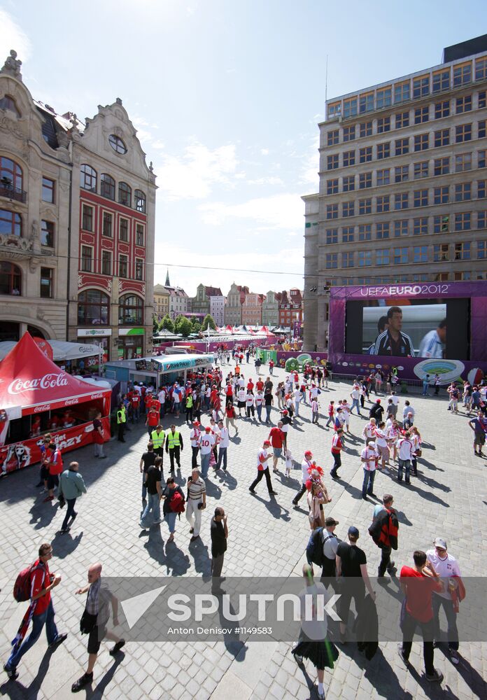 Football. Euro 2012. Russia vs. Czech Republic