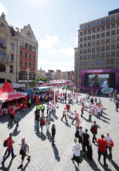 Football. Euro 2012. Russia vs. Czech Republic