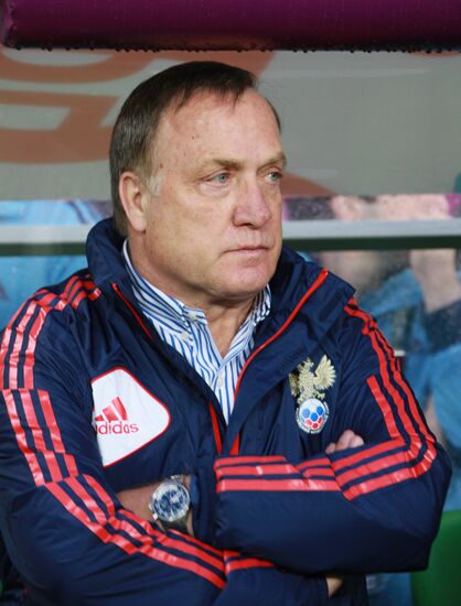 Football Euro 2012. Russia vs. Czech Republic